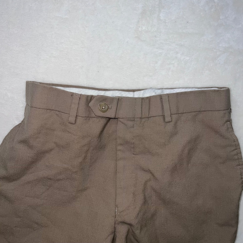 Lauren Ralph Lauren Total Comfort Brown 100% Wool Dress Pants Mens 30W 30L - Picture 3 of 9
